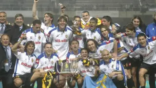 Épico triunfo del Real Zaragoza en Montjuic, Copa del Rey 2004.
