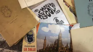 Documentos de La Salle Montemolín que aportarn los dos estudiante que relatan los sucesos vividos en el colegtio a finales de los 60.
