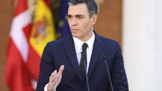 Pedro Sánchez, presidente del Gobierno este lunes