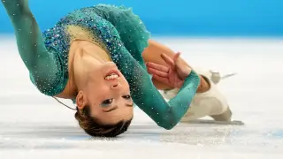 La patinadora española Laura Barquero