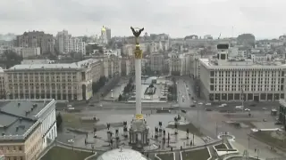 La plaza Maidan en Kiev