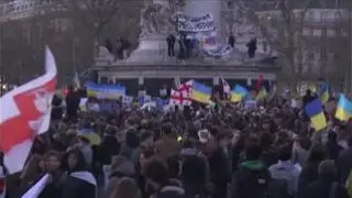 Movilizaciones masivas en todo el mundo contra la guerra en Ucrania