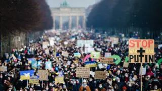 Manifestación en Berlín GERMANY UKRAINE RUSSIA CONFLICT