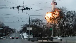 Ataque a la torre de televisión de Kiev