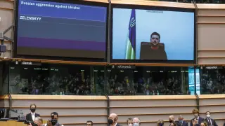 EU Parliament extraordinary plenary session debate on Russian aggression against Ukraine