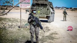 Despliegue militar en Melilla de maniobras habituales para mostrar las capacidades operativas