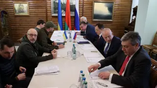 Segunda ronda de negociaciones entre Rusia y Ucrania.
