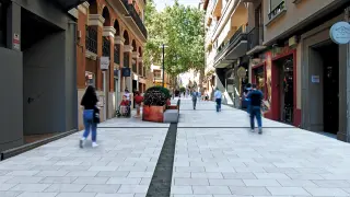 Simulación de la calle San Miguel de Zaragoza tras la reforma.