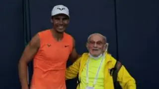 Leonid Stanislavsky tiene 97 años y el pasado octubre pudo cumplir su sueño de jugar con Rafa Nadal.