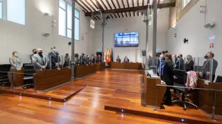 Pleno de la Diputación de Zaragoza (DPZ) de este miércoles.