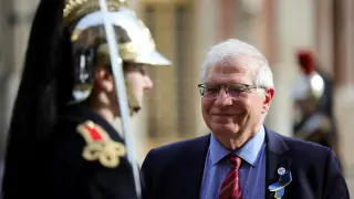 Josep Borrell a su llegada a la reunión informal entre Estados de la Unión Europea en Varsalles.