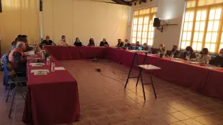 Reunión del Patronato del Parque Cultural del Río Vero en Huerta de Vero.