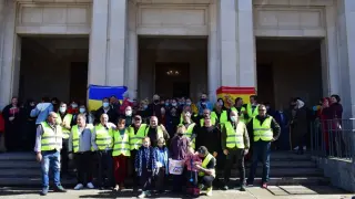 Un total de 60 refugiados ucranianos llegan al Seminario de Tarazona.