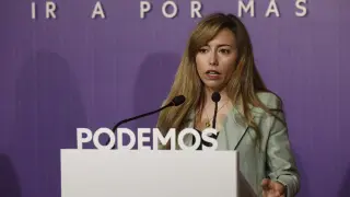 La secretaria de Acción Institucional de Podemos, María Teresa Pérez.