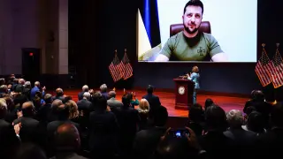 Ukraine's President Zelensky video address to US Congress