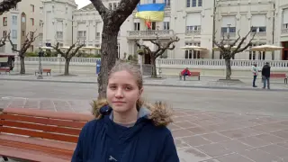 Valentyna, joven ucraniana en Huesca