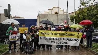 Protesta en Valencia por deportación Mohamed Benhalima activista argelino detenido en Zaragoza