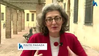 Maite Pagaza y los medios de comunicación en Europa