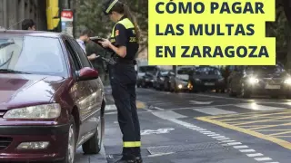 Así se pagan las multas de tráfico en Zaragoza.