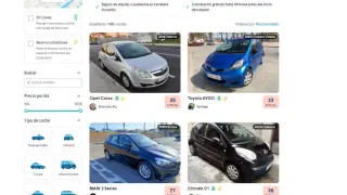 Amovens es una plataforma digital de alquiler de coches entre particulares