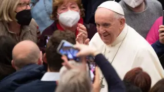 El papa Francisco, en una audiencia en el Vaticano este miércoles.