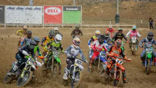 Última jornada del campeonato de motocross en Calatayud