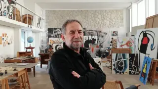 Pablo Rico, o quizá el 'alter ego' de Pau Llanes, en un espacio que conoce muy bien: la Fundación Miró de Mallorca en noviembre de 2021.