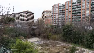 Estado del río Huerva a su paso por Zaragoza