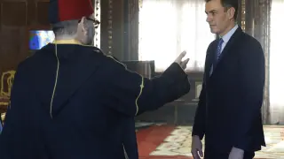 Pedro Sánchez se reúne con Mohamed VI