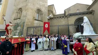 Procesión del Resucitado en Huesca