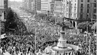 Imagen de la manifestación histórica de 1978.