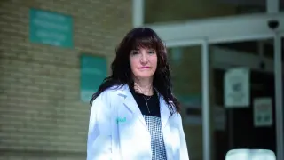 Pilar Aznar, directora de Atención Primaria del Sector II en Zaragoza, en el Centro de Salud Univérsitas.