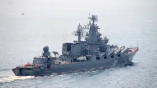 Foto de archivo del crucero misilístico 'Moskva'