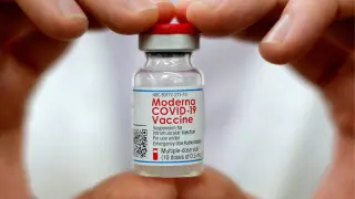 La vacuna frente a la covid de Moderna (Spikevax).