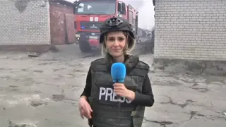 Un equipo de Informativos queda atrapado en Járkov durante un bombardeo