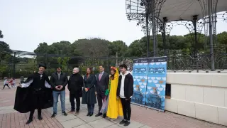 Presentación del programa 'Domingos de Quiosco', que comenzará este 24 de abril en el Parque Grande de Zaragoza.