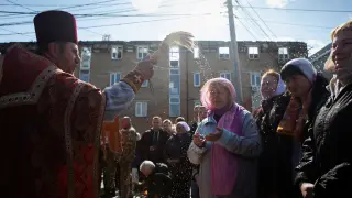 Bendiciones en la Pascua en Ucrania