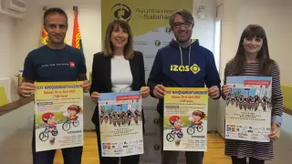 Presentación del evento ciclista en Sabiñánigo