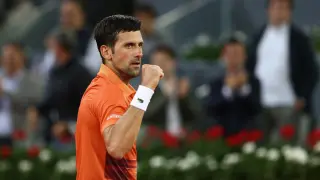 Novak Djokovic este martes en Madrid