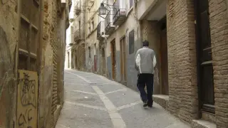 Una calle del barrio de la judería de Tarazona