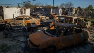 Ataques dejan varios destrozos en Kiev, Ucrania