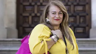 Ana María García, zaragozana a la que el Ayuntamiento ha devuelto la plusvalía municipal tras ocho años.