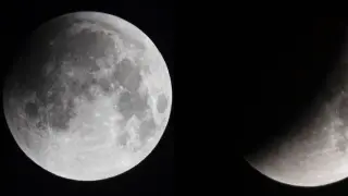 La Luna se eclipsa por completo durante la madrugada