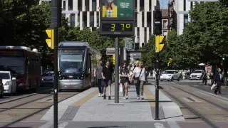 El calor se deja sentir ya en Zaragoza capital e irá a más de cara a los próximos días