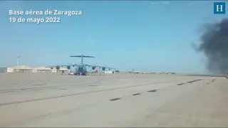La Base Aérea de Zaragoza organiza un simulacro de accidente aéreo