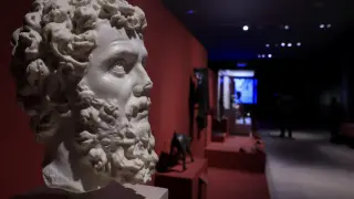 El Museo Arqueológico Nacional inaugura la exposición temporal 'En torno a las columnas de Hércules. Las relaciones milenarias entre Marruecos y España'.