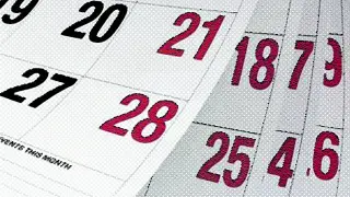 Imagen Calendario Pasando