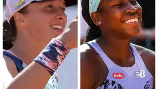 La imparable Swiatek y la sorpresa Gauff, final femenina de Roland Garros.