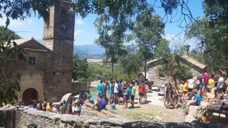 Griébal, pueblo recuperado por Scouts Aragón.