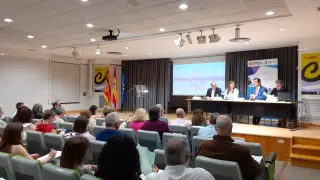 Inauguración de la VII Jornada de Participación en Salud, en Zaragoza.